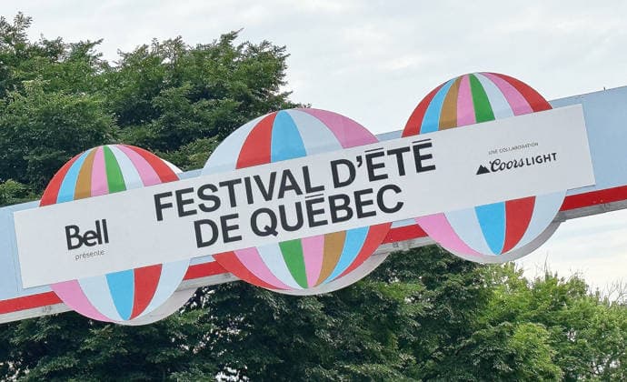 Festival d Ete de Quebec Festival d Ã tÃ de QuÃ bec 2026 - Day 10 A general view of the entrance to Scene Bell during the Festival d Ã tÃ de QuÃ bec on July 18, 2026 in Quebec City, Quebec. Quebec City Plaines De Abraham Quebec Canada Copyright: xx