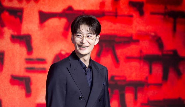 Masaki Okada, July 20, 2026 : Japanese actor Masaki Okada, a cast member of the action drama series A Shop for Killers Season 2 , at a press conference for the Disney+ Korean series in Seoul, South Korea. The eight-episode series is set to premiere Wednesday.  aflo_338616176