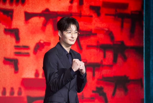 Masaki Okada, July 20, 2026 : Japanese actor Masaki Okada, a cast member of the action drama series A Shop for Killers Season 2 , at a press conference for the Disney+ Korean series in Seoul, South Korea. The eight-episode series is set to premiere Wednesday.  aflo_338616191