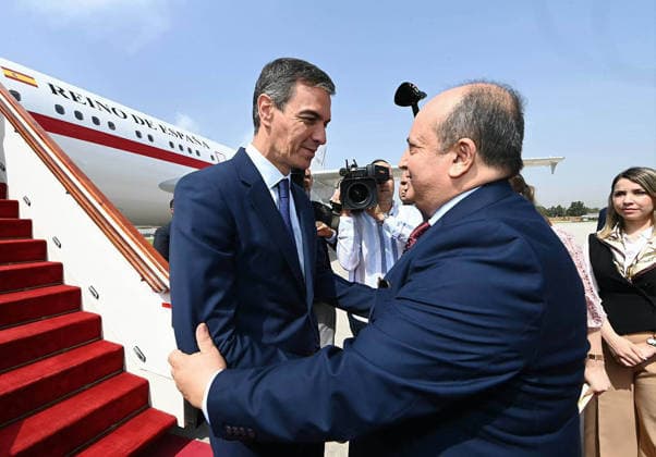 RECORD DATE NOT STATED Algeria Spain Politics Sifi Ghrieb, Algerian Prime Minister, Receives Spanish Prime Minister Pedro Sánchez in Algiers, Algeria, on July 20, 2026. Pedro Sánchez is on an official visit to Algeria. Photos: APP via the Prime Minister’s Office, ALGIERS, ALGERIA Copyright: xAlgÃ riexPressexPhotosxAPPxAlgÃ riexPressexPhotosx AlgÃ rie Espagne - Politique (8)