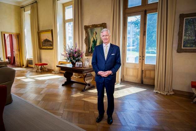 Speech Of King Philippe For National Day 2026 BRUSSELS, BELGIUM - JULY 16 : King Philippe of Belgium s speech on the occasion of National Day was recorded in the King s office at the Royal Palace in Brussels, on July 16, 2026 in Brussels, Belgium, 16 07 2026 Brussels Belgium  Copyright: xPatrickxVanxKatwijkx