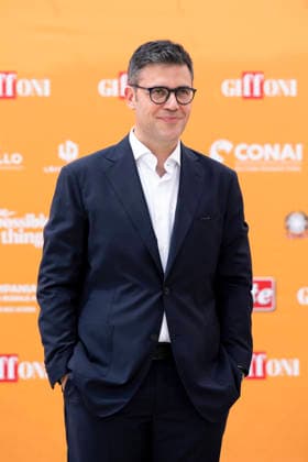 July 20, 2026, Giffoni Valle Piana, Salerno, Italy: Fabio Vitale, Editor-in-Chief of Sky TG 24, attends the photocall at 56th Giffoni Film Festival 2026 in Giffoni Valle Piana, Salerno, Italy on July 20, 2026. Giffoni Valle Piana Italy  - ZUMAl175 20260720_zip_l175_009 Copyright: xFrancescoxLucianox