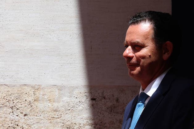 IPA86840352 - Rome, Italy, July 20, 2026: Prime Minister Giorgia Meloni welcomes Portuguese Prime Minister Luis Montenegro to Palazzo Chigi for an official meeting focused on key European issues and cooperation between Italy and Portugal.  Copyright: xmarcoxiacobuccix xmarcoxiacobuccix 86840352