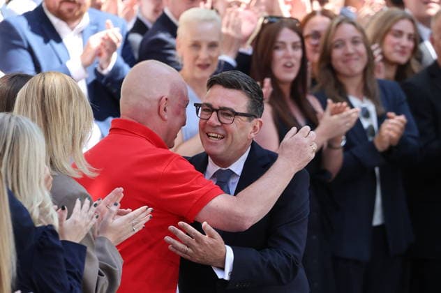. 20 07 2026. London, United Kingdom. New UK Prime Minister Andy Burnham arriving in Downing Street in London.  xStephenxLockx xi-Imagesx IIM-26910-0031