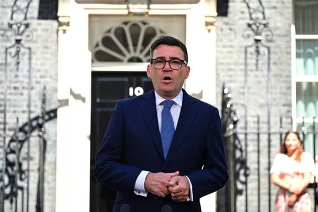 Andy Burnham becomes Prime Minister, Downing Street, London, UK - 20 Jul 2026 Andy Burnham gives his inaugural speech as Prime Minister outside No.10 Downing Street Andy Burnham becomes Prime Minister, Downing Street, London, UK - 20 Jul 2026, Credit:Victoria Jones Shutterstock PA ROTA - B68 Avalon United Kingdom, London, Downing Street  Copyright: xVictoriaxJones Shutterstockx xPAxROTAx-xB68x xAvalonx 1117551726