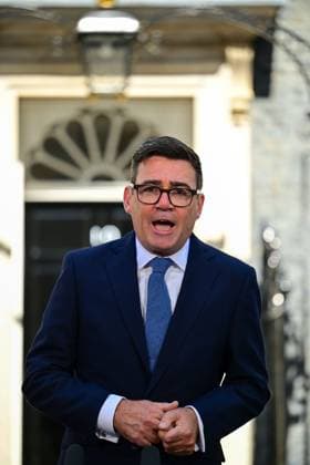 Andy Burnham becomes Prime Minister, Downing Street, London, UK - 20 Jul 2026 Andy Burnham gives his inaugural speech as Prime Minister outside No.10 Downing Street Andy Burnham becomes Prime Minister, Downing Street, London, UK - 20 Jul 2026, Credit:Victoria Jones Shutterstock PA ROTA - B68 Avalon United Kingdom, London, Downing Street  Copyright: xVictoriaxJones Shutterstockx xPAxROTAx-xB68x xAvalonx 1117551730