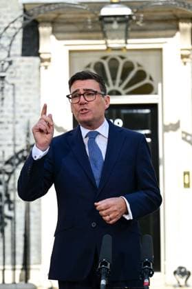 Andy Burnham becomes Prime Minister, Downing Street, London, UK - 20 Jul 2026 Andy Burnham gives his inaugural speech as Prime Minister outside No.10 Downing Street Andy Burnham becomes Prime Minister, Downing Street, London, UK - 20 Jul 2026, Credit:Victoria Jones Shutterstock PA ROTA - B68 Avalon United Kingdom, London, Downing Street  Copyright: xVictoriaxJones Shutterstockx xPAxROTAx-xB68x xAvalonx 1117552773