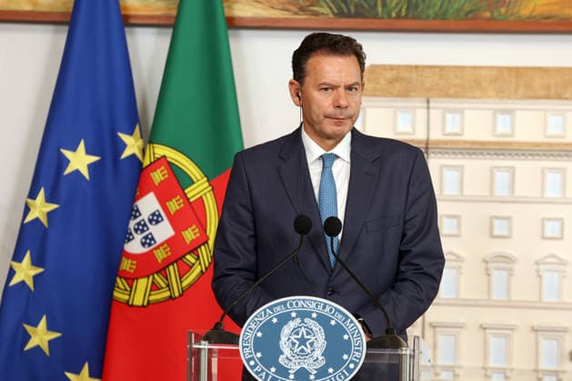 IPA86842739 - Rome, Italy, July 20, 2026: Portuguese Prime Minister Luis Montenegro during the joint statements by the two leaders following their meeting. Prime Minister Giorgia Meloni welcomed the Prime Minister of Portugal, Luis Montenegro, to Palazzo Chigi for an official meeting focused on key European issues and cooperation between Italy and Portugal.  Copyright: xmarcoxiacobuccix xmarcoxiacobuccix 86842739