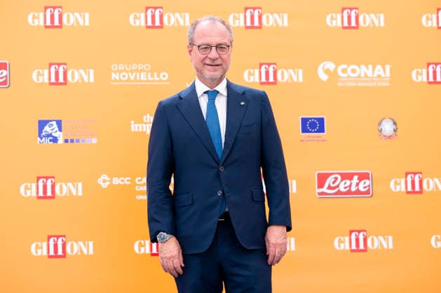 July 20, 2026, Giffoni Valle Piana, Salerno, Italy: Vice president of the Italian Chamber of Deputies Giorgio Mule attends the photocall at 56th Giffoni Film Festival 2026 in Giffoni Valle Piana, Salerno, Italy on July 20, 2026. Giffoni Valle Piana Italy  - ZUMAl175 20260720_zip_l175_052 Copyright: xFrancescoxLucianox