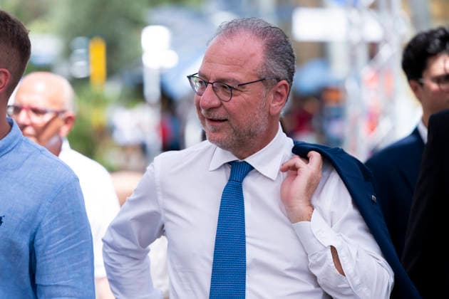 July 20, 2026, Giffoni Valle Piana, Salerno, Italy: Vice president of the Italian Chamber of Deputies Giorgio Mule attends the photocall at 56th Giffoni Film Festival 2026 in Giffoni Valle Piana, Salerno, Italy on July 20, 2026. Giffoni Valle Piana Italy - ZUMAl175 20260720_zip_l175_045 Copyright: xFrancescoxLucianox