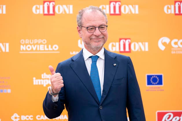July 20, 2026, Giffoni Valle Piana, Salerno, Italy: Vice president of the Italian Chamber of Deputies Giorgio Mule attends the photocall at 56th Giffoni Film Festival 2026 in Giffoni Valle Piana, Salerno, Italy on July 20, 2026. Giffoni Valle Piana Italy - ZUMAl175 20260720_zip_l175_047 Copyright: xFrancescoxLucianox