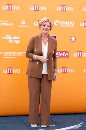 July 20, 2026, Giffoni Valle Piana, Salerno, Italy: Italian Minister of Labour and Social Policies Marina Calderone attends the photocall at 56th Giffoni Film Festival 2026 in Giffoni Valle Piana, Salerno, Italy on July 20, 2026. Giffoni Valle Piana Italy - ZUMAl175 20260720_zip_l175_054 Copyright: xFrancescoxLucianox
