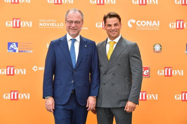 IPA86843326 - Giffoni Vallepiana Giffoni Festival 2026. Pictured: Giorgio Mule and Jacopo Gubitosi  Copyright: xVincenzoxLandix xVincenzoxLandix 86843326