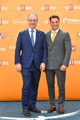 IPA86843307 - Giffoni Vallepiana Giffoni Festival 2026. Pictured: Giorgio Mule and Jacopo Gubitosi  Copyright: xVincenzoxLandix xVincenzoxLandix 86843307