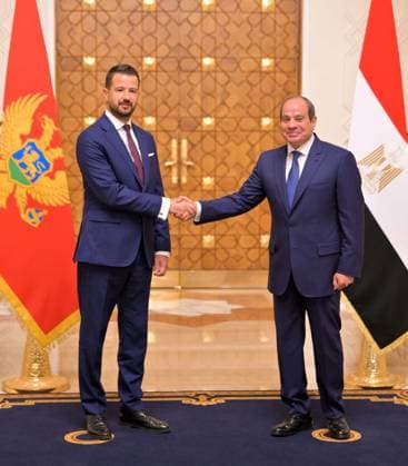 Egyptian president receives Montenegro’s president in Cairo Egyptian President Abdel Fattah el-Sisi receives Montenegro’s President Jakov Milatovi? ahead of a meeting in Cairo, Egypt, on July 20, 2026. Photo by Egyptian President Office apaimages Cairo Cairo Egypt 200726_Egypt_EPO_00(2) Copyright: xapaimagesxEgyptianxPresidentxOfficex xapaimagesx