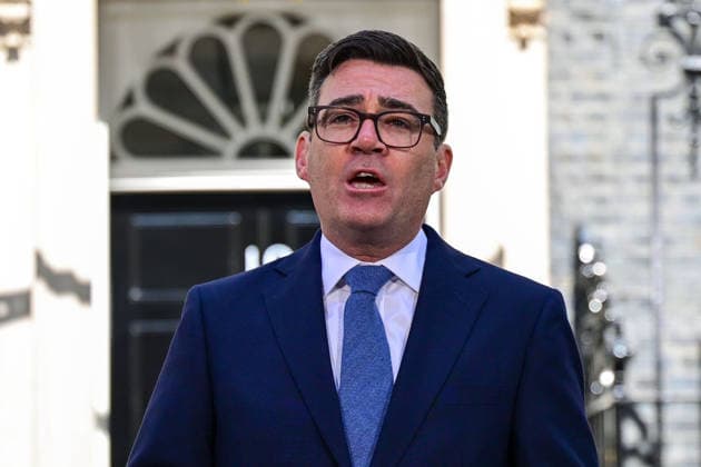 . 20 07 2026. London, United Kingdom. New UK Prime Minister Andy Burnham and wife Marie-France van Heel arriving at No10 Downing Street in London. Pic: i-Images Pool  xi-Imagesx xPoolx IIM-26910-0114