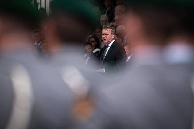 Berlin, Feierliches Gelöbnis im BMVg Feierliches Gelöbnis im Bundesministerium der Verteidigung am 20.07.2026 anlässlich des 82. Jahrestages des 20. Juli 1944. Im Bild: Bundesminister der Verteidigung Boris Pistorius bei seiner Rede. Berlin Bundesministerium der Verteidigung Berlin Deutschland *** Berlin, Ceremonial Oath-Taking at the Federal Ministry of Defense Ceremonial oath-taking at the Federal Ministry of Defense on July 20, 2026, marking the 82nd anniversary of July 20, 1944. Pictured: Federal Minister of Defense Boris Pistorius delivering his speech Berlin Federal Ministry of Defense Berlin Germany