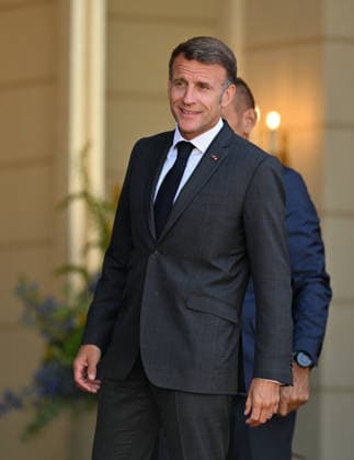 Emmanuel Macron - Brice Oligui Nguema meeting in Paris PARIS, FRANCE - JULY 20: French President Emmanuel Macron awaits Brice Oligui Nguema (not pictured), President of Gabon at the Elysee Presidential Palace in Paris, France on July 20, 2026. Mustafa Yalcin Anadolu Paris France. Editorial use only. Please get in touch for any other usage.  Copyright: x2026xAnadoluxMustafaxYalcinx