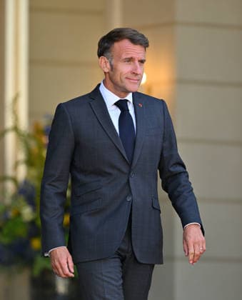 Emmanuel Macron - Brice Oligui Nguema meeting in Paris PARIS, FRANCE - JULY 20: French President Emmanuel Macron awaits Brice Oligui Nguema (not pictured), President of Gabon at the Elysee Presidential Palace in Paris, France on July 20, 2026. Mustafa Yalcin Anadolu Paris France. Editorial use only. Please get in touch for any other usage.  Copyright: x2026xAnadoluxMustafaxYalcinx
