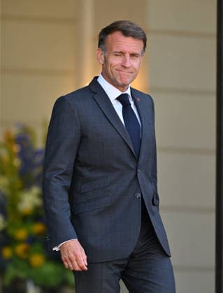 Emmanuel Macron - Brice Oligui Nguema meeting in Paris PARIS, FRANCE - JULY 20: French President Emmanuel Macron awaits Brice Oligui Nguema (not pictured), President of Gabon at the Elysee Presidential Palace in Paris, France on July 20, 2026. Mustafa Yalcin Anadolu Paris France. Editorial use only. Please get in touch for any other usage.  Copyright: x2026xAnadoluxMustafaxYalcinx