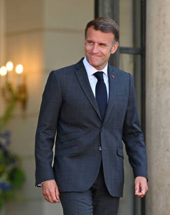 Emmanuel Macron - Brice Oligui Nguema meeting in Paris PARIS, FRANCE - JULY 20: French President Emmanuel Macron awaits Brice Oligui Nguema (not pictured), President of Gabon at the Elysee Presidential Palace in Paris, France on July 20, 2026. Mustafa Yalcin Anadolu Paris France. Editorial use only. Please get in touch for any other usage.  Copyright: x2026xAnadoluxMustafaxYalcinx