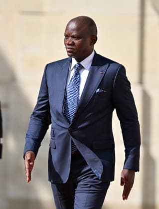 Emmanuel Macron - Brice Oligui Nguema meeting in Paris PARIS, FRANCE - JULY 20: Brice Oligui Nguema, President of Gabon, arrives to meet French President Emmanuel Macron (not pictured) at the Elysee Presidential Palace in Paris, France on July 20, 2026. Mustafa Yalcin Anadolu Paris France. Editorial use only. Please get in touch for any other usage.  Copyright: x2026xAnadoluxMustafaxYalcinx