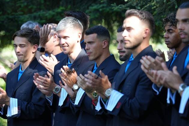 at royal reception to honour the Spain Soccer team after their victory in the World Cup USA and Mexico 2026 in Madrid on Modany, 20 July 2026. Cordon Press 