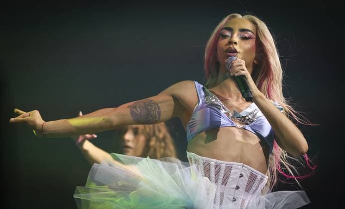 French singer Bilal Hassani performs during the first day of the Francofolies de Spa festival in Spa, Monday 20 July 2026. This year s edition of the festival is taking place from 20 to 26 July.  VIRGINIExLEFOUR 181591261