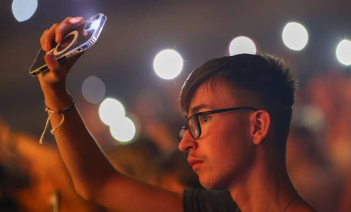spectators pictured during the first day of the Francofolies de Spa festival in Spa, Monday 20 July 2026. This year s edition of the festival is taking place from 20 to 26 July.  VIRGINIExLEFOUR 181591609