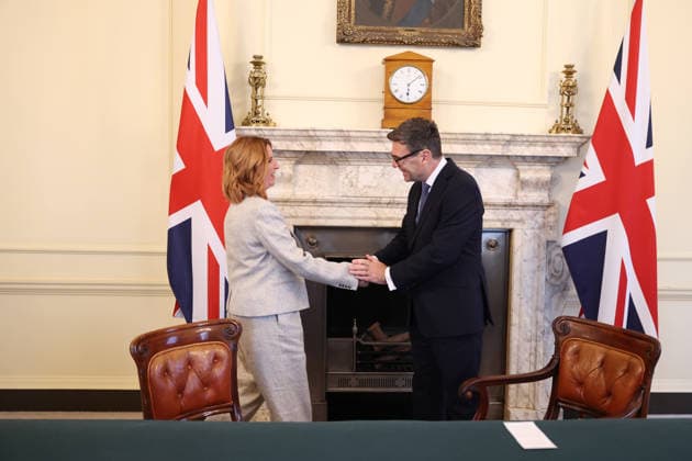 Prime Minister Andy Burnham appoints Cabinet 20 07 2026. London, United Kingdom. Prime Minister Andy Burnham appoints Louise Haigh as First Secretary of State, Chancellor of the Duchy of Lancaster, and Minister for the Cabinet Office in 10 Downing Street., Credit:Ben Perry B66 Avalon United Kingdom, Greater London, London, 10 Downing Street  Copyright: xBenxPerryx xB66x xAvalonx 1117603611