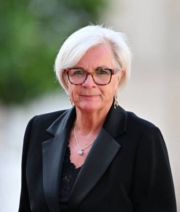 Emmanuel Macron - Brice Oligui Nguema meeting in Paris PARIS, FRANCE - JULY 20: Catherine Vautrin, Minister of the Armed Forces and Veterans of France, arrives for a State dinner on the sidelines of the State Visit of Gabon s President at the Elysee Palace in Paris, France on July 20, 2026. Mustafa Yalcin Anadolu Paris France. Editorial use only. Please get in touch for any other usage.  Copyright: x2026xAnadoluxMustafaxYalcinx