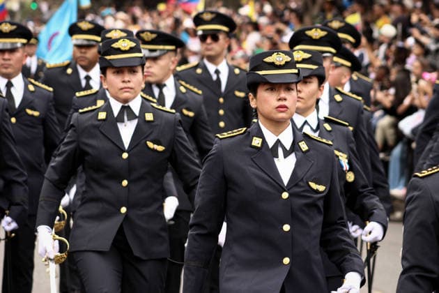 July 20, 2026, Bogota, Bogota D.C, Colombia: Members of Colombia s military and police forces parade during the Independence Day of Colombia military parade in Bogota, Colombia on July 20, 2026. Bogota Colombia - ZUMAvp1_ 20260720_zia_vp1_042 Copyright: xJorgexLondonox