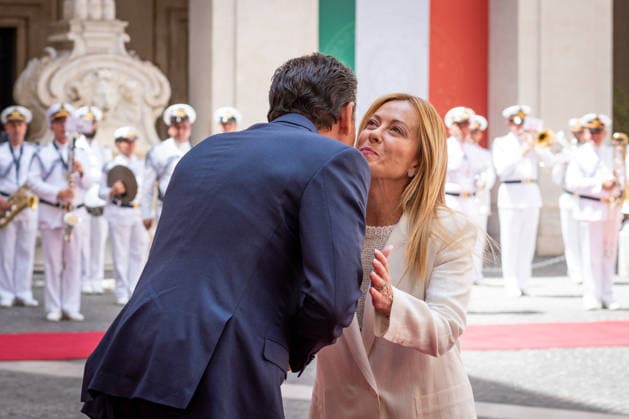 Italian Prime Minister Giorgia Meloni receives the Prime Minister of Portugal, Luis Montenegro at Palazzo Chigi in Rome, Italy on 20 July 2026. Italian Prime Minister Giorgia Meloni receives the Prime Minister of Portugal, Luis Montenegro at Palazzo Chigi in Rome, Italy on 20 July 2026., Credit:Stefano Costantino TTL Stefano Costantino Avalon Italy, Rome  Copyright: xStefanoxCostantinoxTTLx xStefanoxCostantinox xAvalonx 1117689595