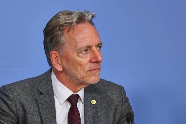 Berlin, Deutschland, 21.07.2026: Haus der Bundespressekonferenz: Bundeslagebild Sexualdelikte zum Nachteil von Kindern und Jugendlichen 2025: Holger Münch, Präsident des Bundeskriminalamtes (BKA) *** Berlin, Germany, July 21, 2026, Federal Press Conference Center, Federal Situation Report on Sexual Offenses Against Children and Adolescents in 2025, Holger Münch, President of the Federal Criminal Police Office (BKA) Copyright: xdtsxNachrichtenagenturx dts_128076