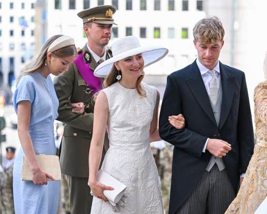 Te Deum for the national Day 2026 BRUSSELS, BELGIUM - JULY 21 : King Philippe, Princess Elisabeth, Princess Eleonore, Prince Gabriel and Prince Emmanuel attend the Te Deum organised for the national Day 2025 at the St Michael and St Gudula on July 21, 2026 in Brussels, Belgium, 21 07 2026 Brussels Belgium  Copyright: xDidierxLebrunx