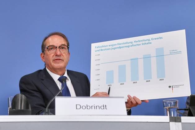 Berlin, Deutschland, 21.07.2026: Haus der Bundespressekonferenz: Bundeslagebild Sexualdelikte zum Nachteil von Kindern und Jugendlichen 2025: Bundesminister des Innern Alexander Dobrindt (CSU) *** Berlin, Germany, July 21, 2026 Federal Press Conference Building Federal Report on Sexual Offenses Against Children and Adolescents in 2025 Federal Minister of the Interior Alexander Dobrindt (CSU) Copyright: xdtsxNachrichtenagenturx dts_128096