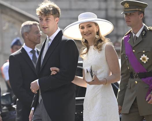 Te Deum for the national Day 2026 BRUSSELS, BELGIUM - JULY 21 : King Philippe, Queen Mathilde, Princess Elisabeth, Princess Eleonore, Prince Gabriel and Prince Emmanuel attend the Te Deum organised for the national Day 2025 at the St Michael and St Gudula on July 21, 2026 in Brussels, Belgium, 21 07 2026 Brussels Belgium  Copyright: xDidierxLebrunx