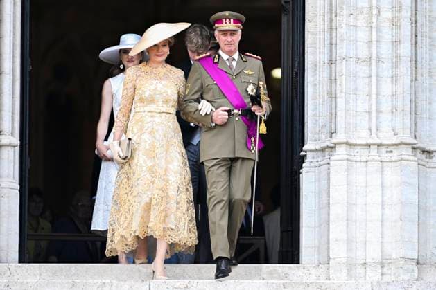 Te Deum for the national Day 2026 BRUSSELS, BELGIUM - JULY 21 : King Philippe of Belgium, Queen Mathilde of Belgium attend the Te Deum organised for the national Day 2025 at the St Michael and St Gudula on July 21, 2026 in Brussels, Belgium, 21 07 2026 Brussels Belgium  Copyright: xDidierxLebrunx