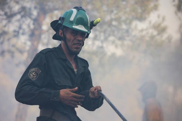 Firefighters battle forest fires in Bouira, Algeria BOUIRA, ALGERIA - JULY 21: Civil defense and firefighting teams battle flames spreading through a forested mountainous area in El Hachimia, Bouira province, on July 21, 2026 in Bouira, Algeria. Crews continue efforts to bring the forest fires under control and prevent the flames from spreading further. Hamza Zait Anadolu Bouira Algeria. Editorial use only. Please get in touch for any other usage.  Copyright: x2026xAnadoluxHamzaxZaitx