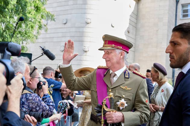 Royals At National Day Celebrations - Brussels King Philippe of Belgium attends the Te Deum ceremony at St. Michael Cathedral in Brussels, Belgium on July 21, 2026, in honor of Belgian National Day alongside Queen Mathilde and their children—Princesses Elisabeth and Eleonore, and Princes Gabriel and Emmanuel. Photo by Olivier Polet ABACAPRESS.COM Brussels Belgium  Copyright: xPoletxOlivier ABACAx