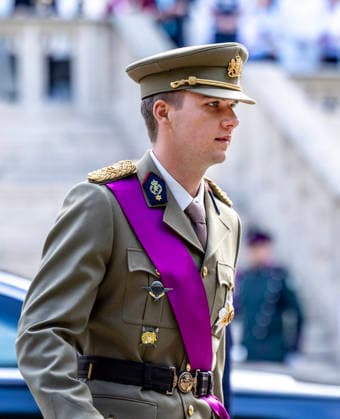 21-07-2026 Brussels Prince Gabriel at the Te Deum at the Sainte-Gudule cathedral during the Belgian national day in Brussels. Â  Copyright: xPPEx