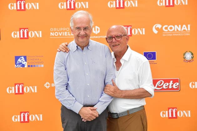 IPA86868768 - Giffoni Vallepiana Giffoni Festival 2026. Pictured: Walter Veltroni and Claudio Gubitosi  Copyright: xVincenzoxLandix xVincenzoxLandix 86868768