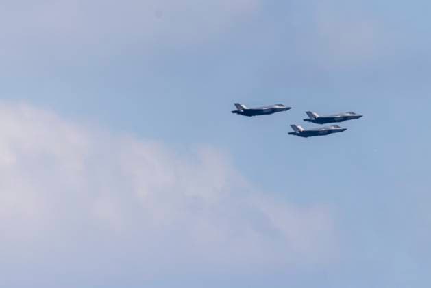 Military and civilian parade for the national Day 2026 BRUSSELS, BELGIUM - JULY 21 : F-35 airplanes Belgium airforce attend the military and civilian parade for the national Day 2026 on July 21, 2026 in Brussels, Belgium, 21 07 2026 Brussels Belgium  Copyright: xDidierxLebrunx