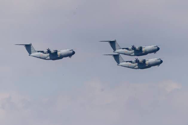 Military and civilian parade for the national Day 2026 BRUSSELS, BELGIUM - JULY 21 : A-400M Airplanes attend the military and civilian parade for the national Day 2026 on July 21, 2026 in Brussels, Belgium, 21 07 2026 Brussels Belgium  Copyright: xDidierxLebrunx