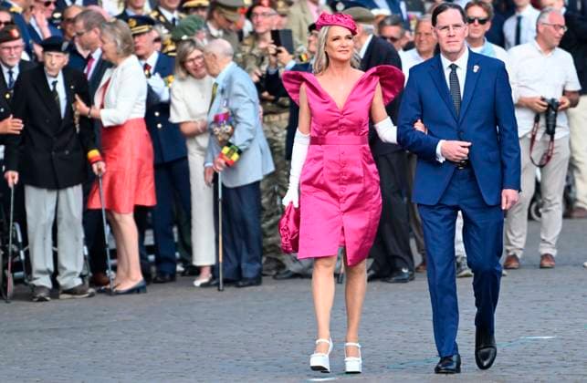 Military and civilian parade for the national Day 2026 BRUSSELS, BELGIUM - JULY 21 : Princess Delphine and Mr James O Hare attend the military and civilian parade for the national Day 2026 on July 21, 2026 in Brussels, Belgium, 21 07 2026 Brussels Belgium  Copyright: xDidierxLebrunx