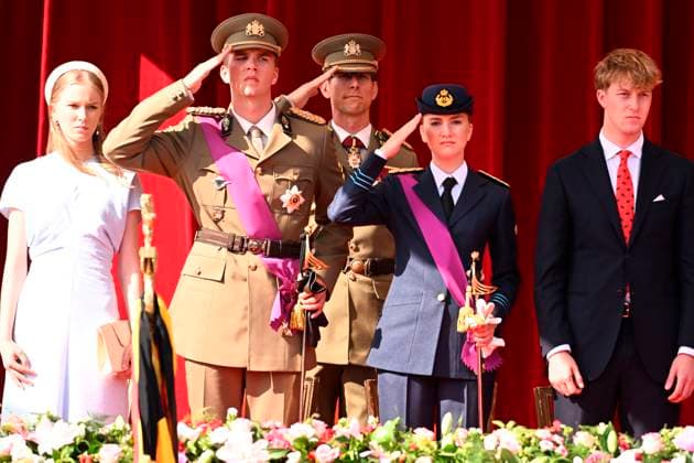 Military and civilian parade for the national Day 2026 BRUSSELS, BELGIUM - JULY 21 : Princess Elisabeth, Princess Eleonore, Prince Gabriel, Prince Emmanuel attend the military and civilian parade for the national Day 2026 on July 21, 2026 in Brussels, Belgium, 21 07 2026 Brussels Belgium  Copyright: xDidierxLebrunx