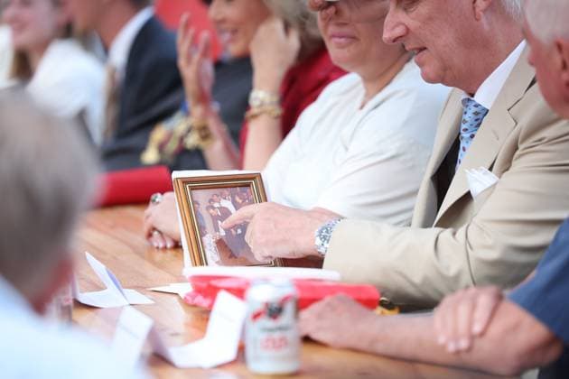 Resto National - National Day 2026 BRUSSELS, BELGIUM - JULY 21 : King Philippe of Belgium, Queen Mathilde of Belgium, Prince Emmanuel of Belgium, Prince Gabriel of Belgium, Princess Eleonore of Belgium, Princess Elisabeth of Belgium attend the Tout le Monde à Table (Everyone to the Table), a Resto National initiative at Place du Jeu de Balle for the national Day 2026 on July 21, 2026 in Brussels, Belgium, 21 07 2026 Brussels Belgium  Copyright: xXpix
