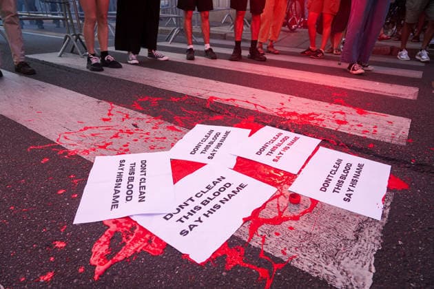 IPA86874704 - MILAN, July 21, 2026 - Protest at the Prefecture demanding truth and justice for Fakir Abderrahim, the man of Moroccan origin killed during a police stop on Sunday, July 19, in Bologna.  Copyright: xEmanuelexRobertoxDexCarlix xx 86874704