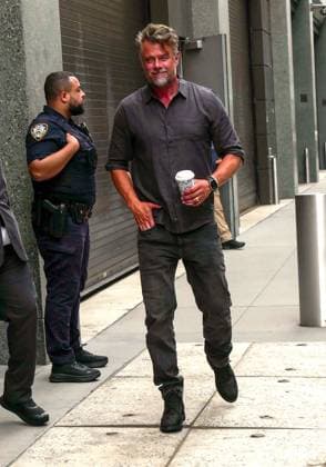 New York, NY, July 21: Josh Duhamel arrives for the CBS Morning Show on July 21, 2026. Credit: AdMedia USA  - ZUMAa123 20260721_zaa_a123_010 Copyright: xCamaraxPorterx