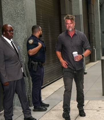 New York, NY, July 21: Josh Duhamel arrives for the CBS Morning Show on July 21, 2026. Credit: AdMedia USA  - ZUMAa123 20260721_zaa_a123_011 Copyright: xCamaraxPorterx
